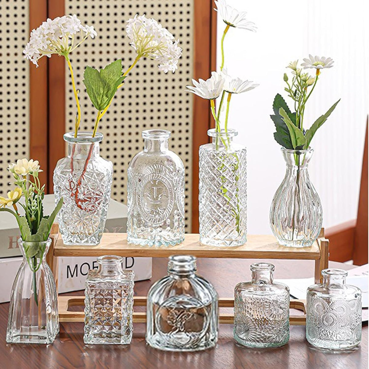 Name Lifestyle Vintage Clear Glass Bud Vase Collection additional product photo