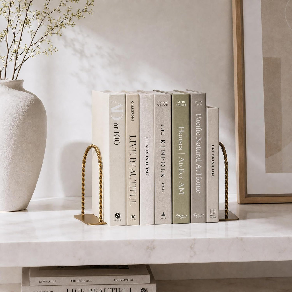 Name Lifestyle Gold Twisted Rope Arch Bookends additional product photo