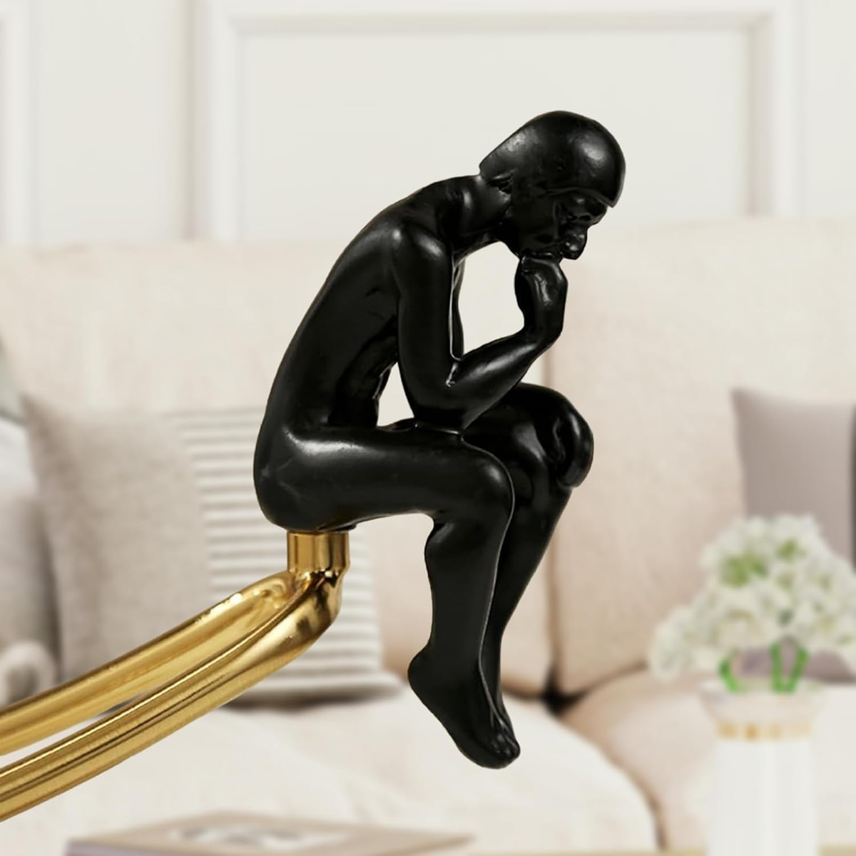 Name Lifestyle Thinker Seesaw Sculpture with Crystal Ball additional product photo