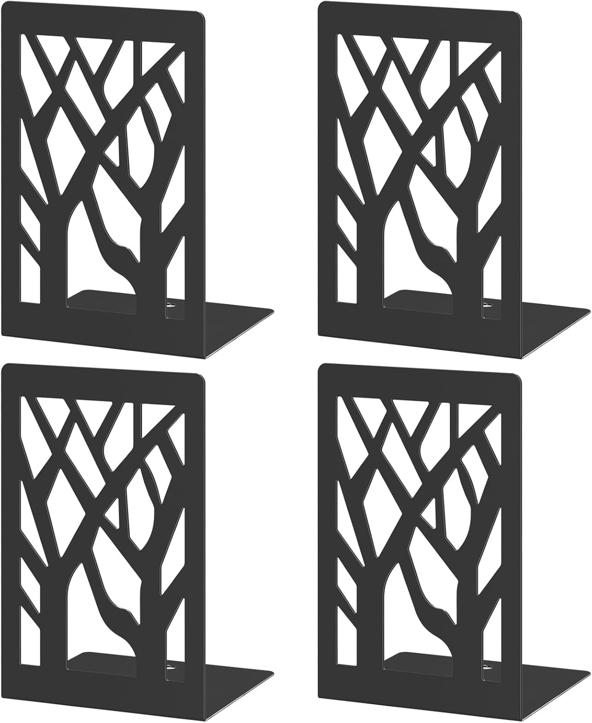 Name Lifestyle Black Metal Tree Branch Bookends studio product photo