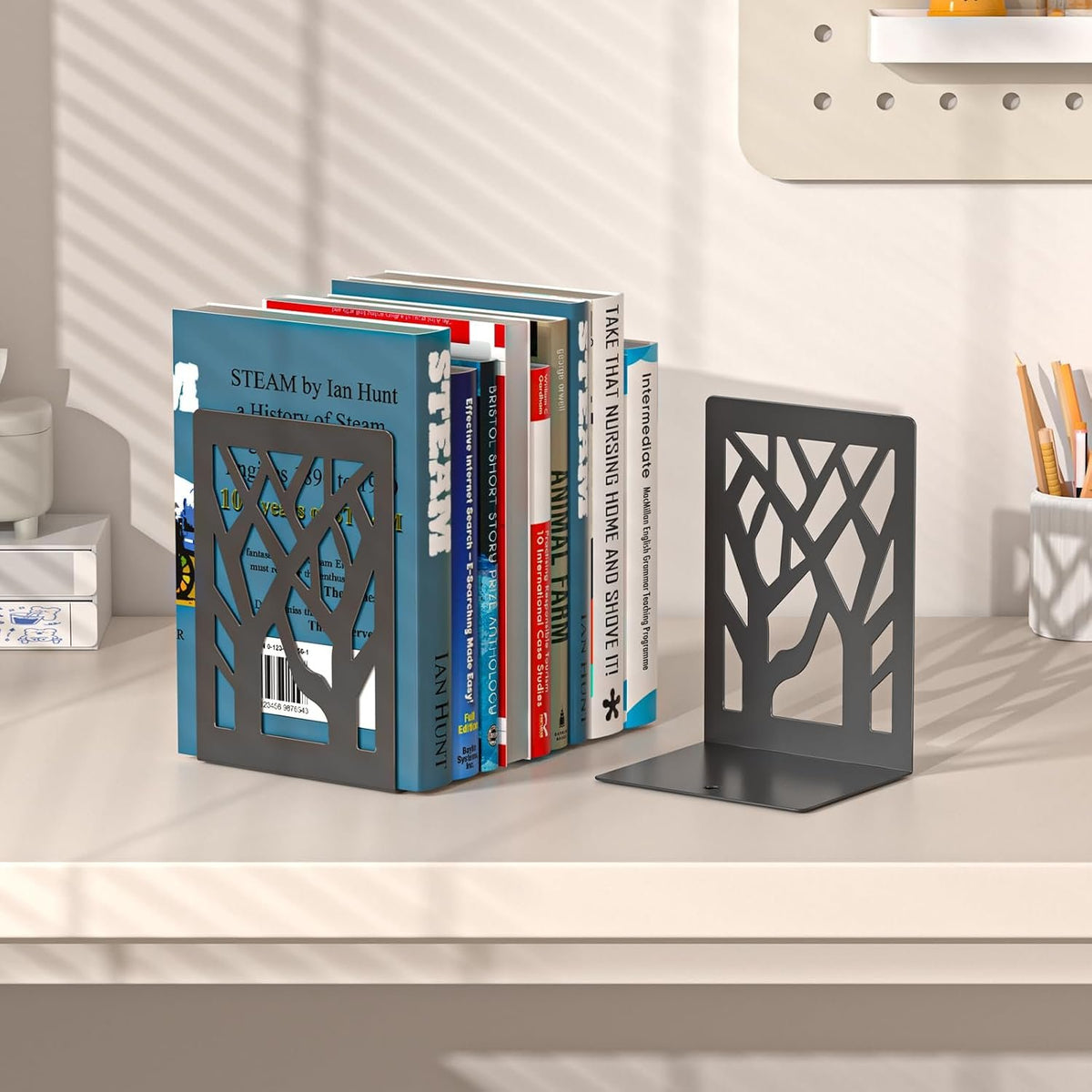 Name Lifestyle Black Metal Tree Branch Bookends additional product photo