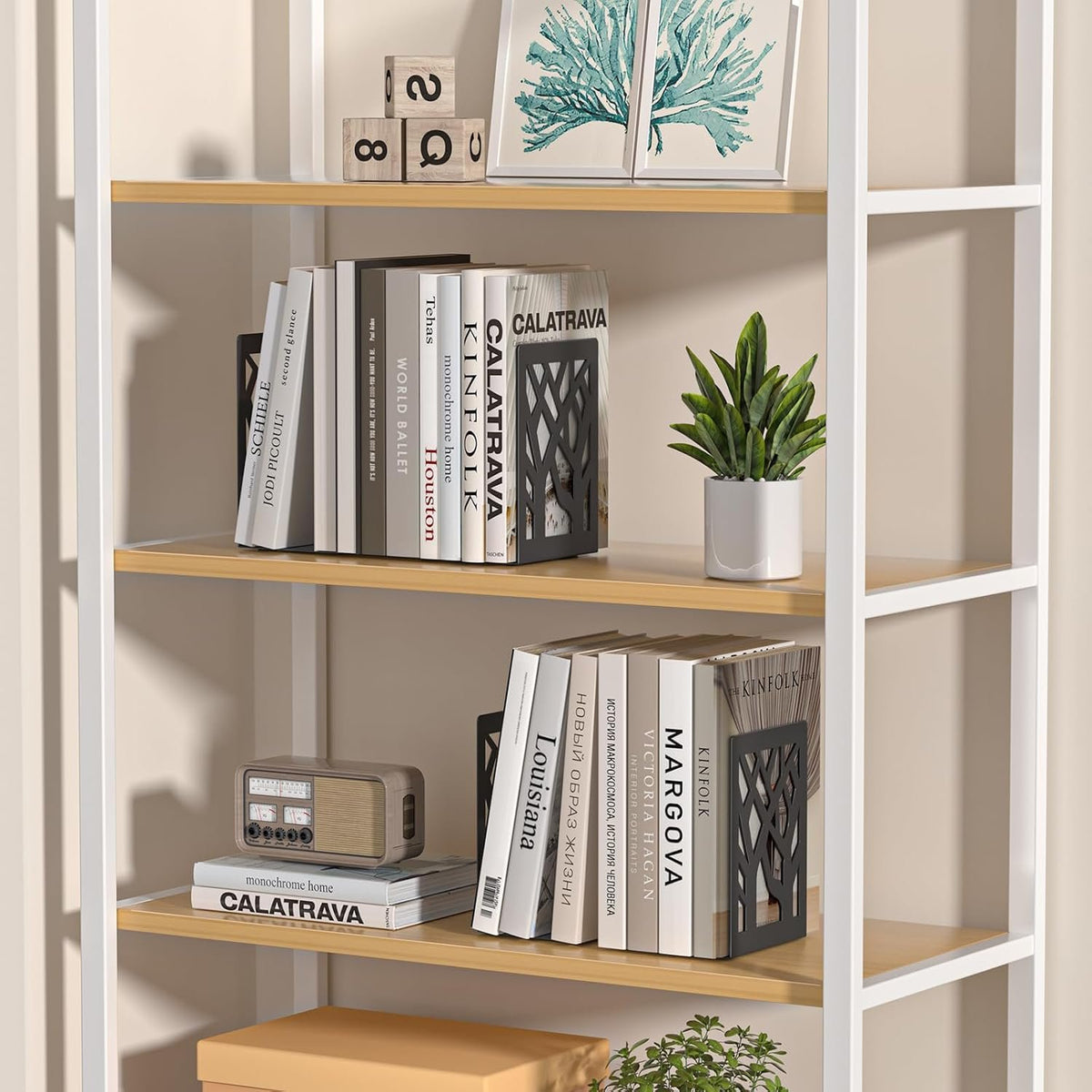 Name Lifestyle Black Metal Tree Branch Bookends additional product photo