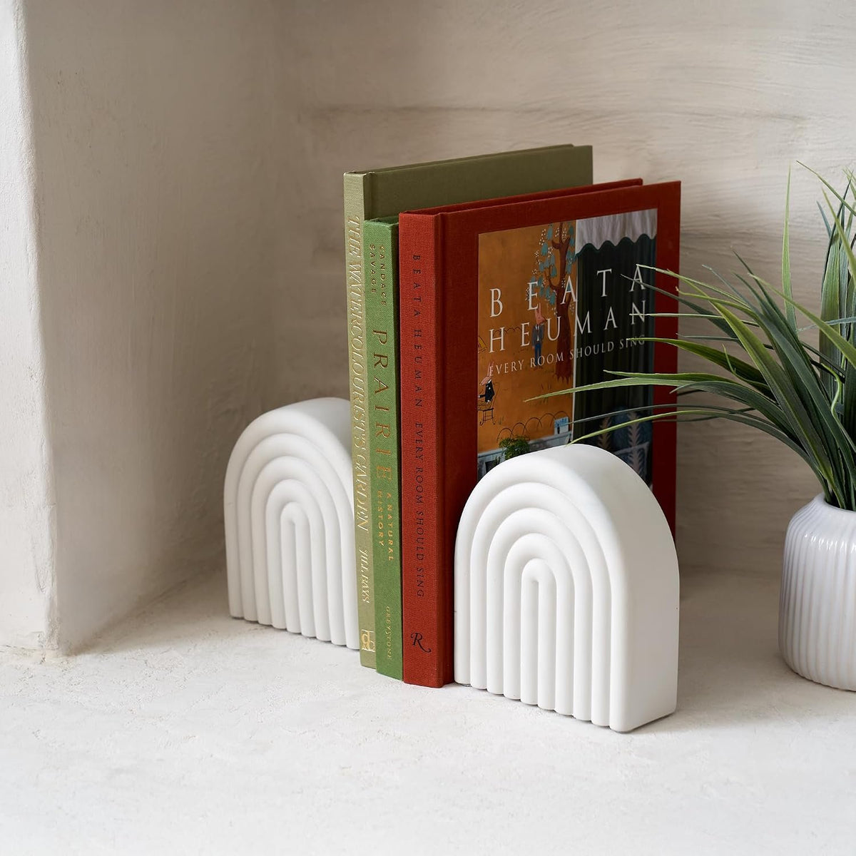 Name Lifestyle Concrete Rainbow Arch Bookends additional product photo