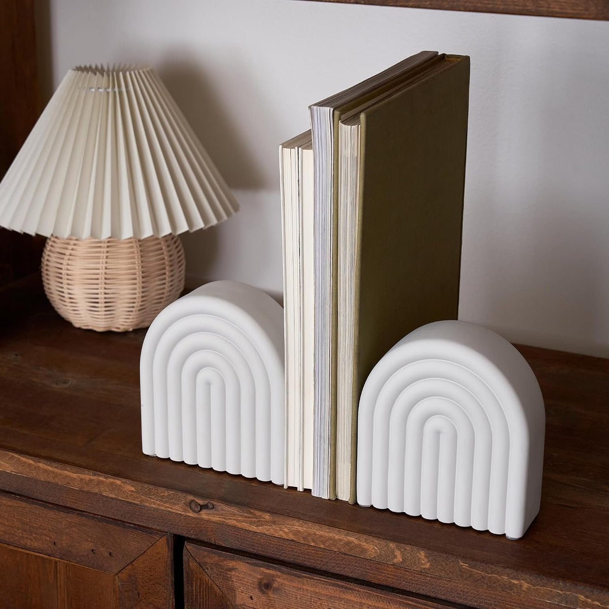 Name Lifestyle Concrete Rainbow Arch Bookends additional product photo