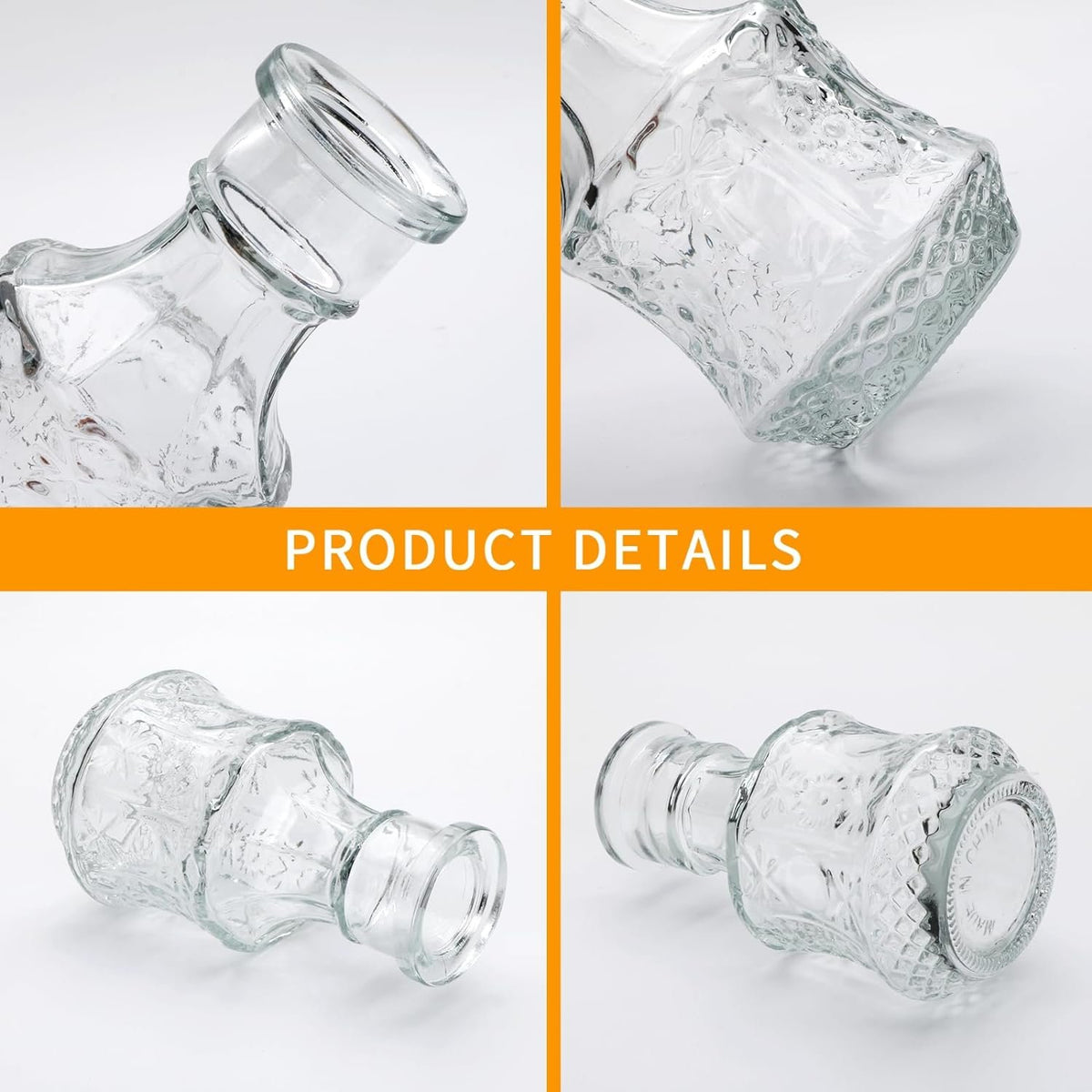 Name Lifestyle Vintage Clear Glass Bud Vase Collection additional product photo