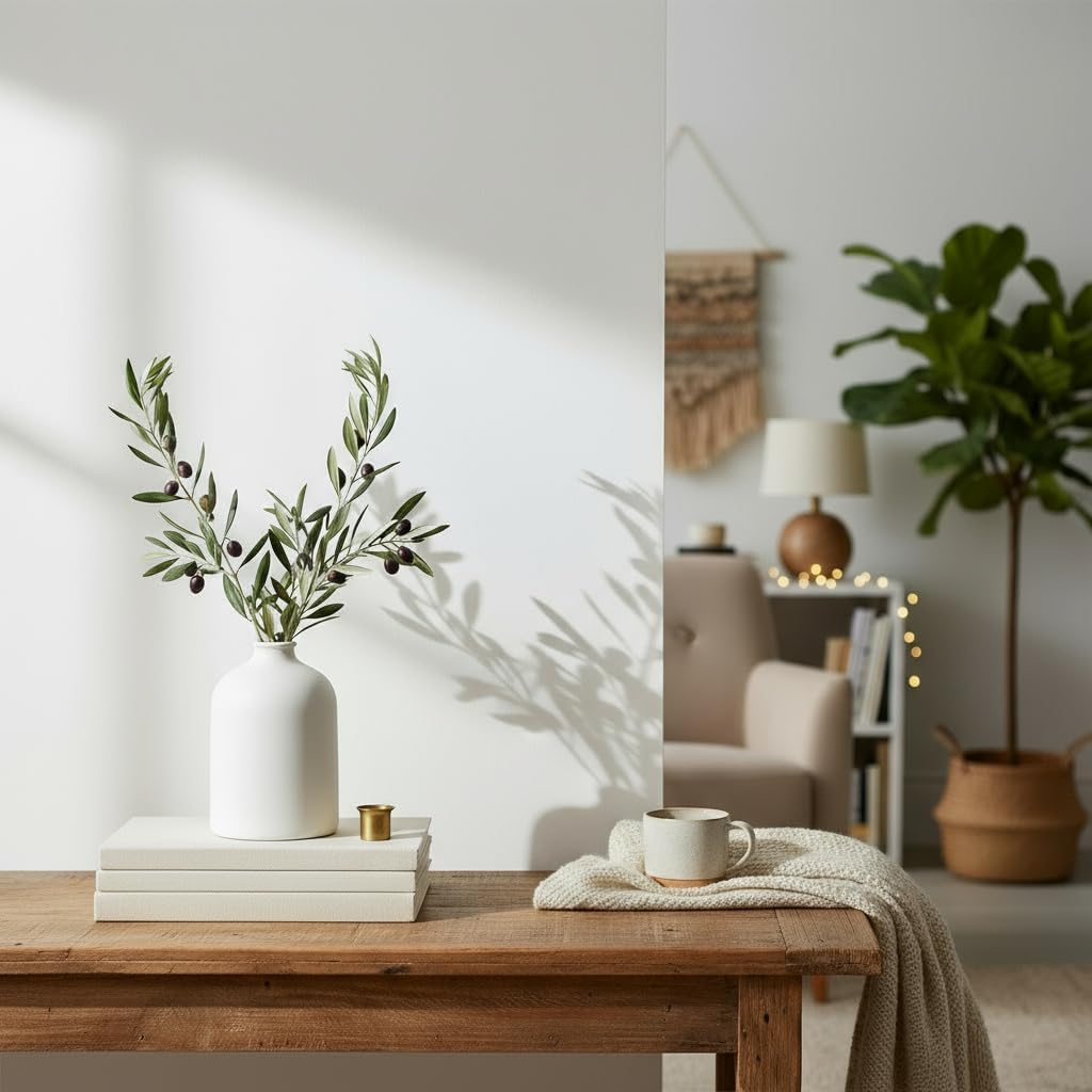 Name Lifestyle Matte Sandy White Ceramic Vase additional product photo
