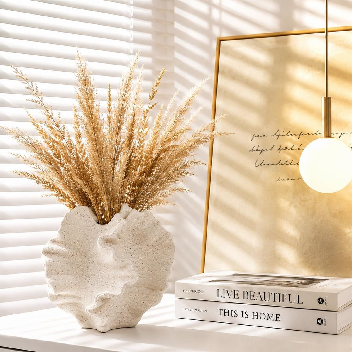 Name Lifestyle Sculptural Textured Ceramic Vase additional product photo