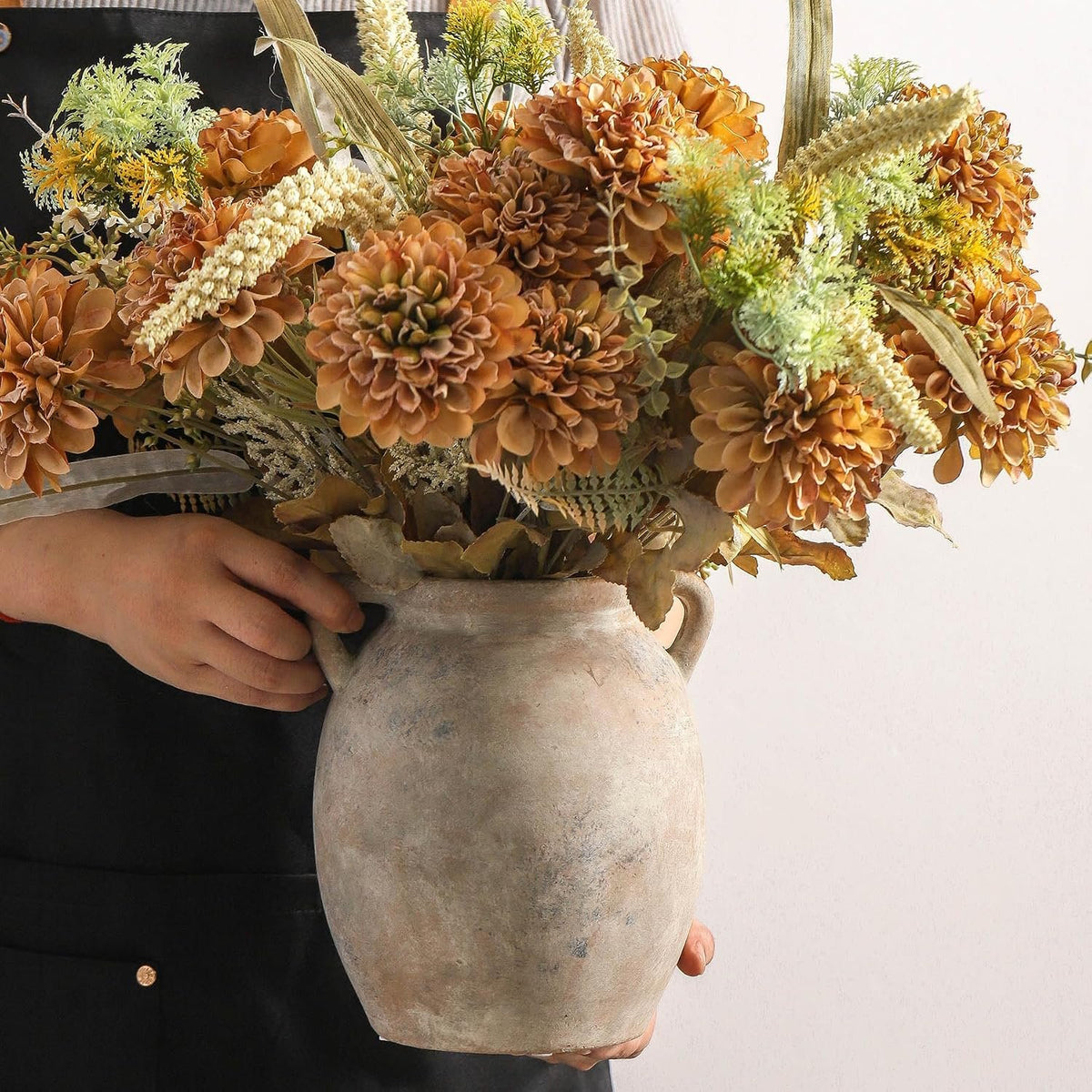 Name Lifestyle Rustic Two-Handle Ceramic Jug Vase additional product photo